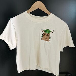 Disney Embroidered Grogu Tee